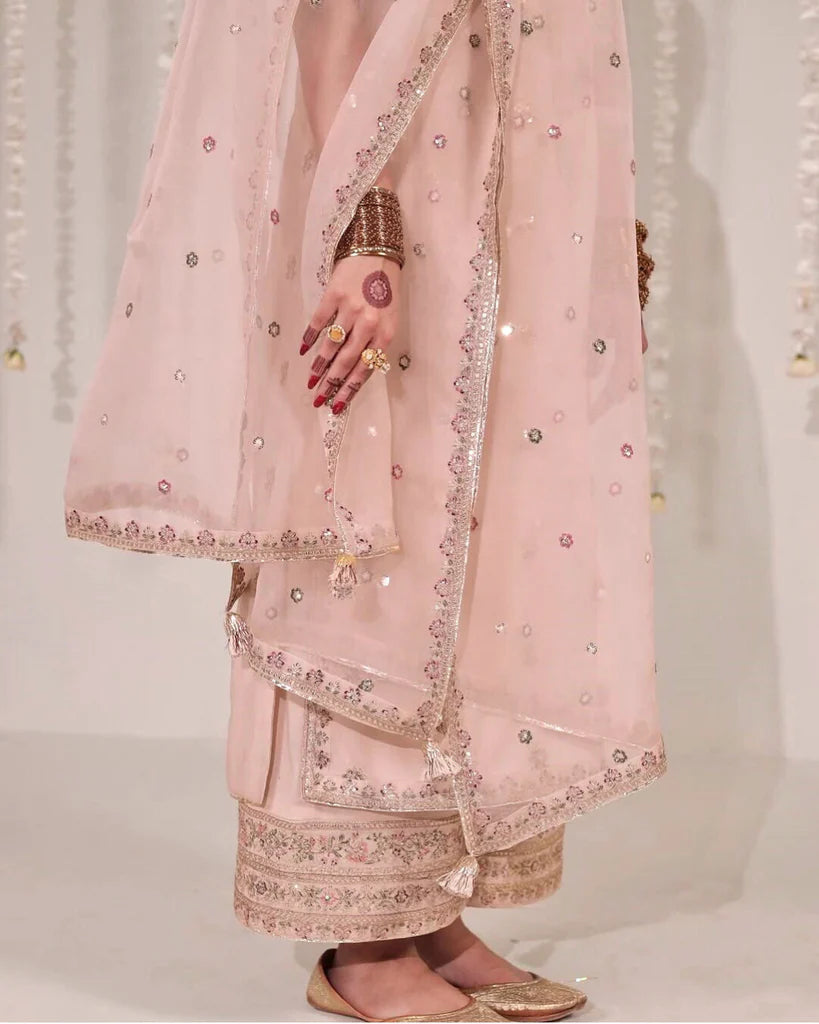 3-PC Stitched Embroidered Outfit
