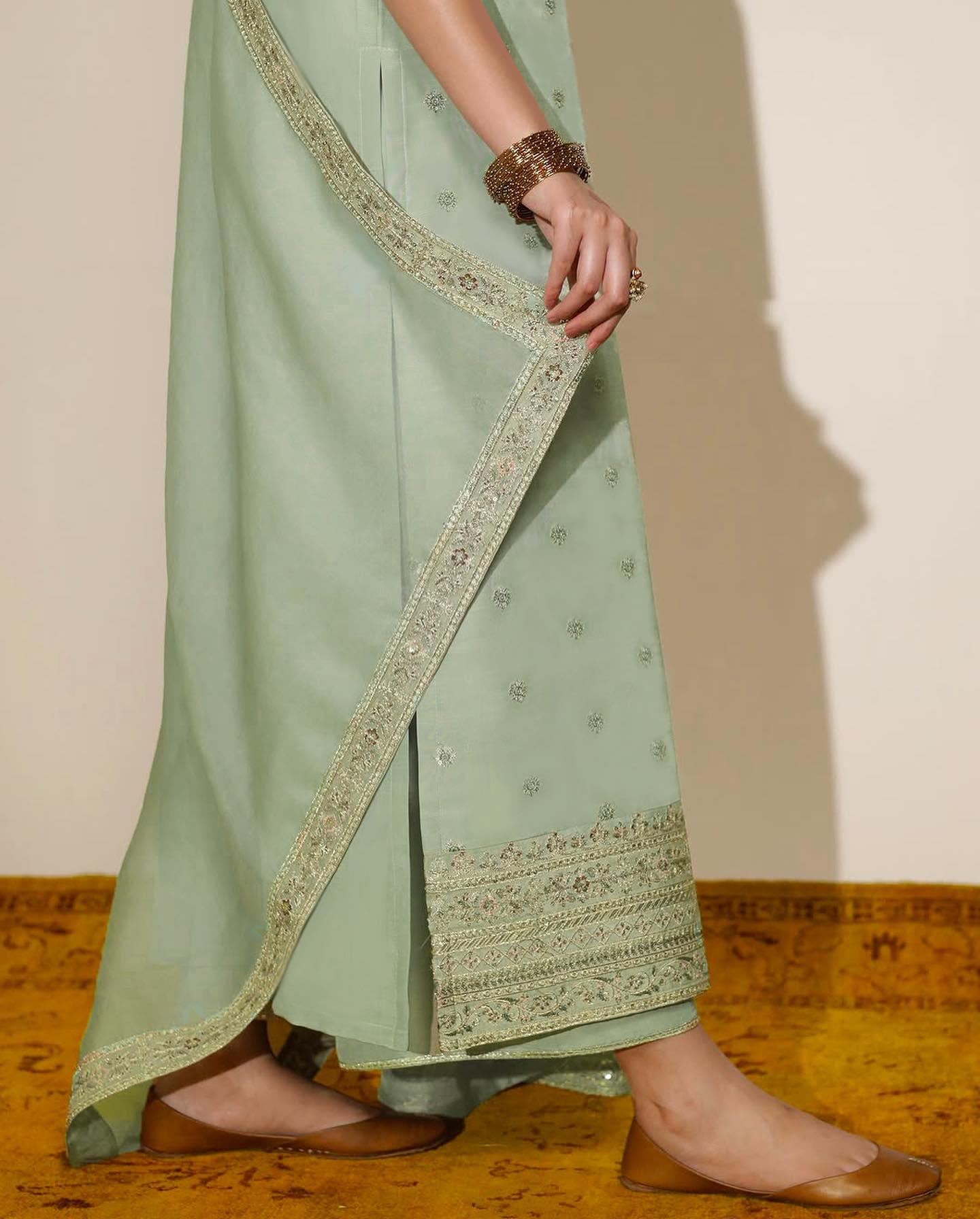 3-PC Stitched Embroidered outfit