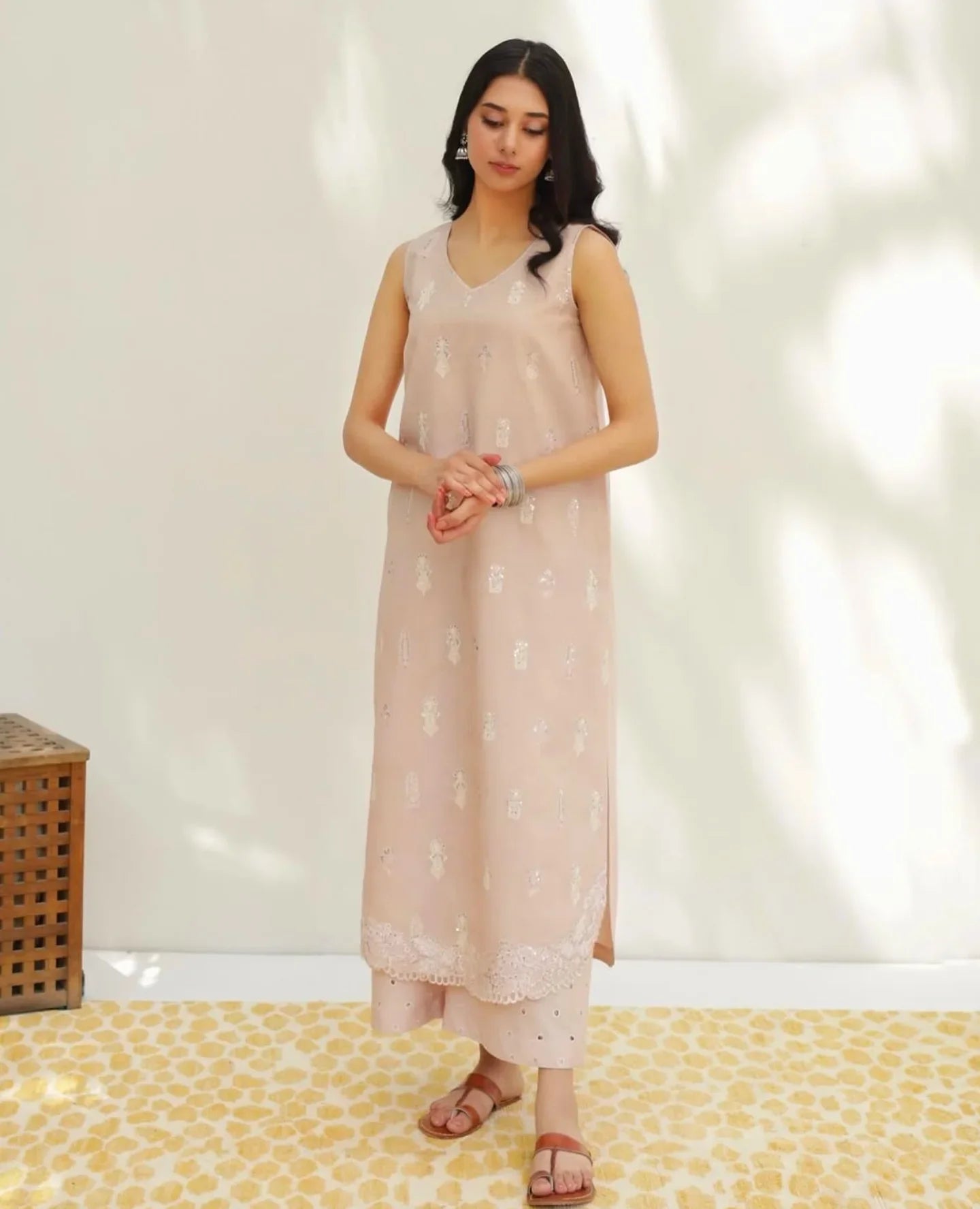3-pc Stitched Embroidered Outfit