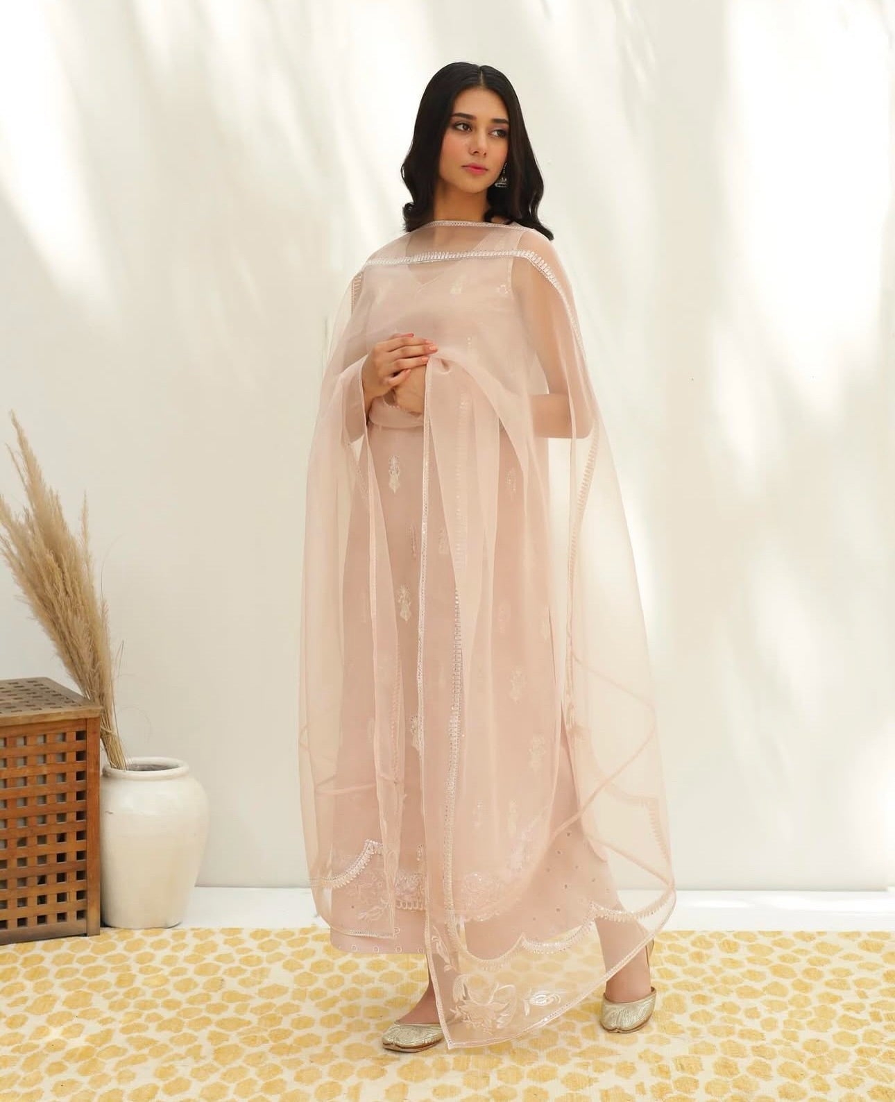 3-pc Stitched Embroidered Outfit