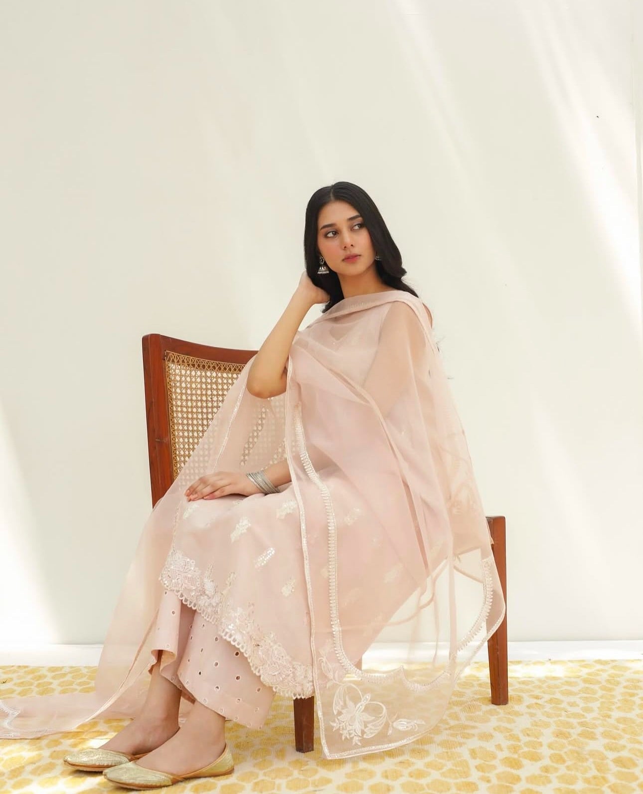 3-pc Stitched Embroidered Outfit