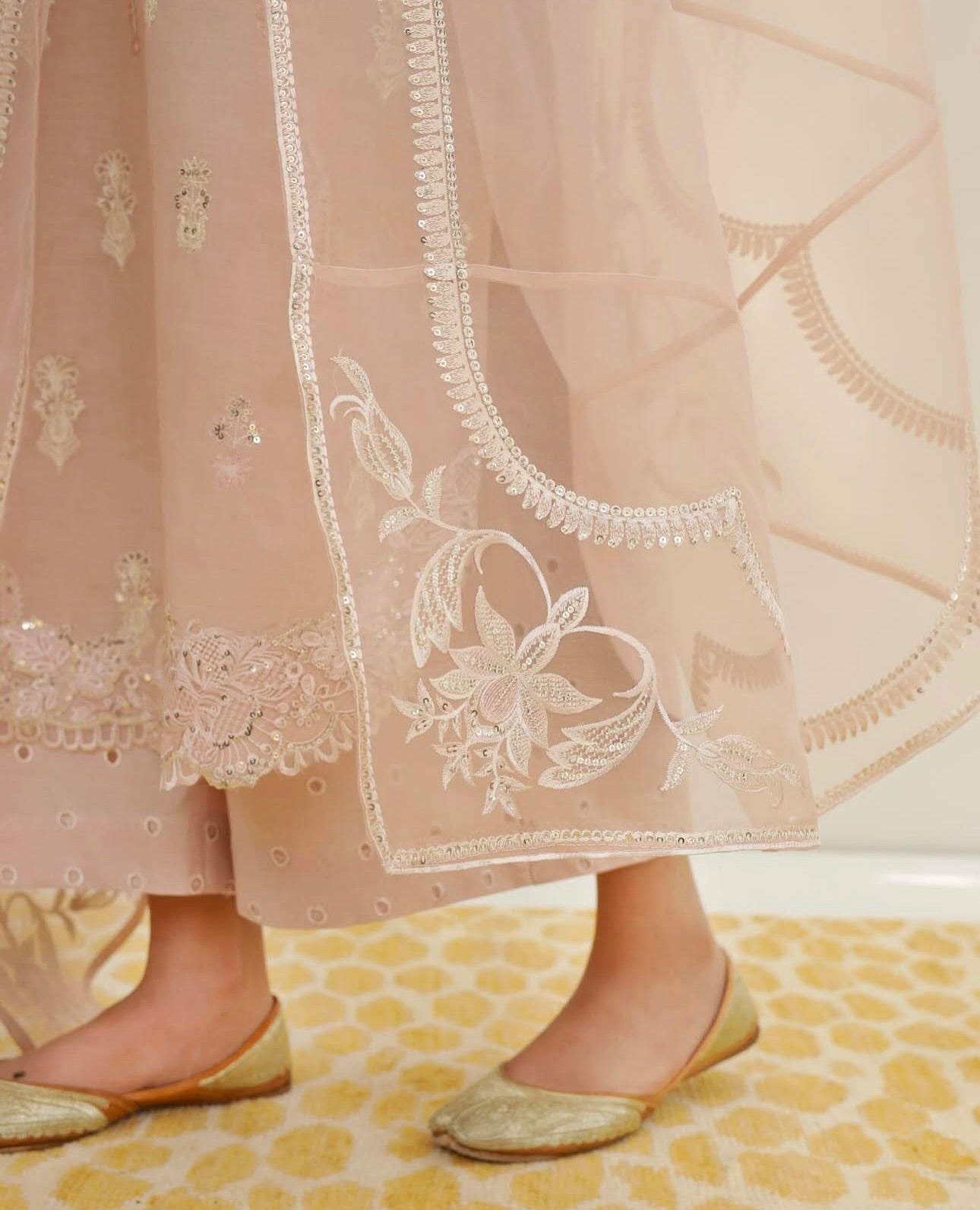 3-pc Stitched Embroidered Outfit